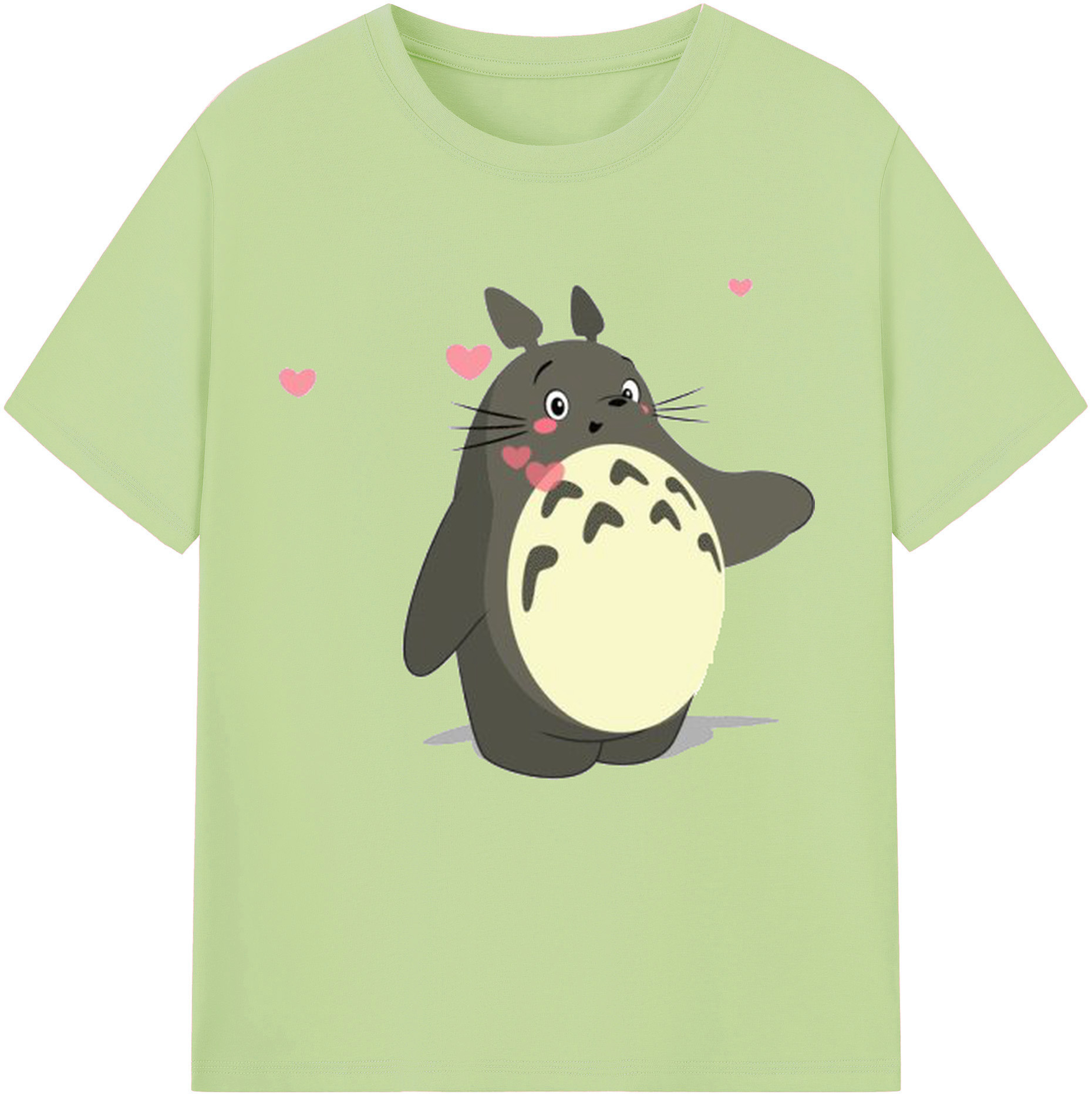 （画像用） となりのトトロ 草壁メイ 草壁サツキ My Neighbor Totoro Satsuki Kusakabe Mei Kusakabe 綿100％半袖Tシャツ（フロントプリント）